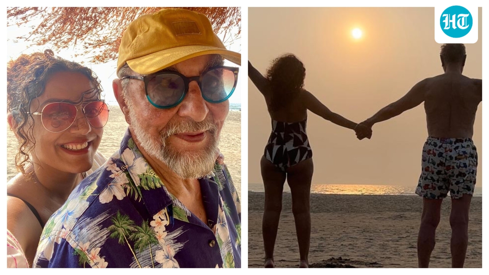 Kabir Bedi, 80, wife Parveen Dusanj, 51, celebrate 10th wedding anniversary with Goa getaway. See pics