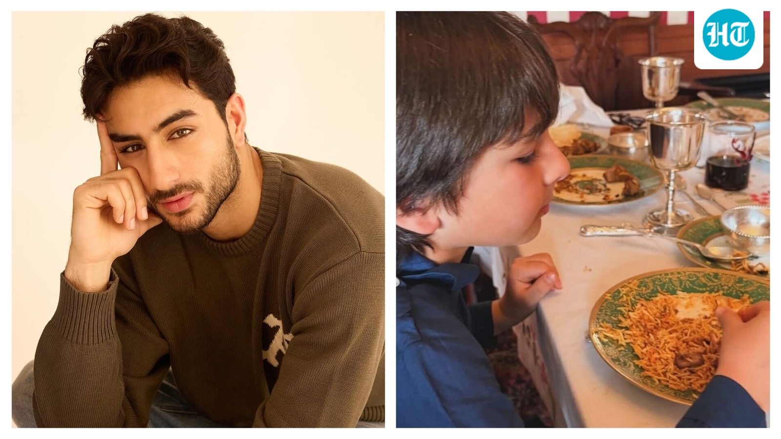 Kareena Kapoor, Saif Ali Khan's son Taimur enjoys biryani on Eid, Ibrahim Ali Khan gives a glimpse of the celebrations