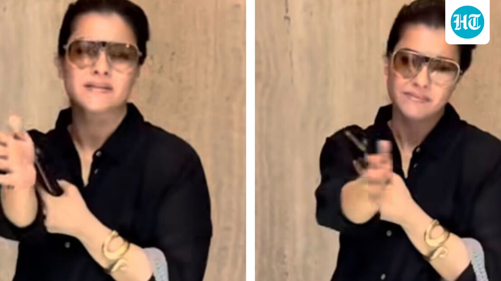 ‘Please bas’: Kajol asks paparazzi to back off during condolence visit for Manish Malhotra’s mother