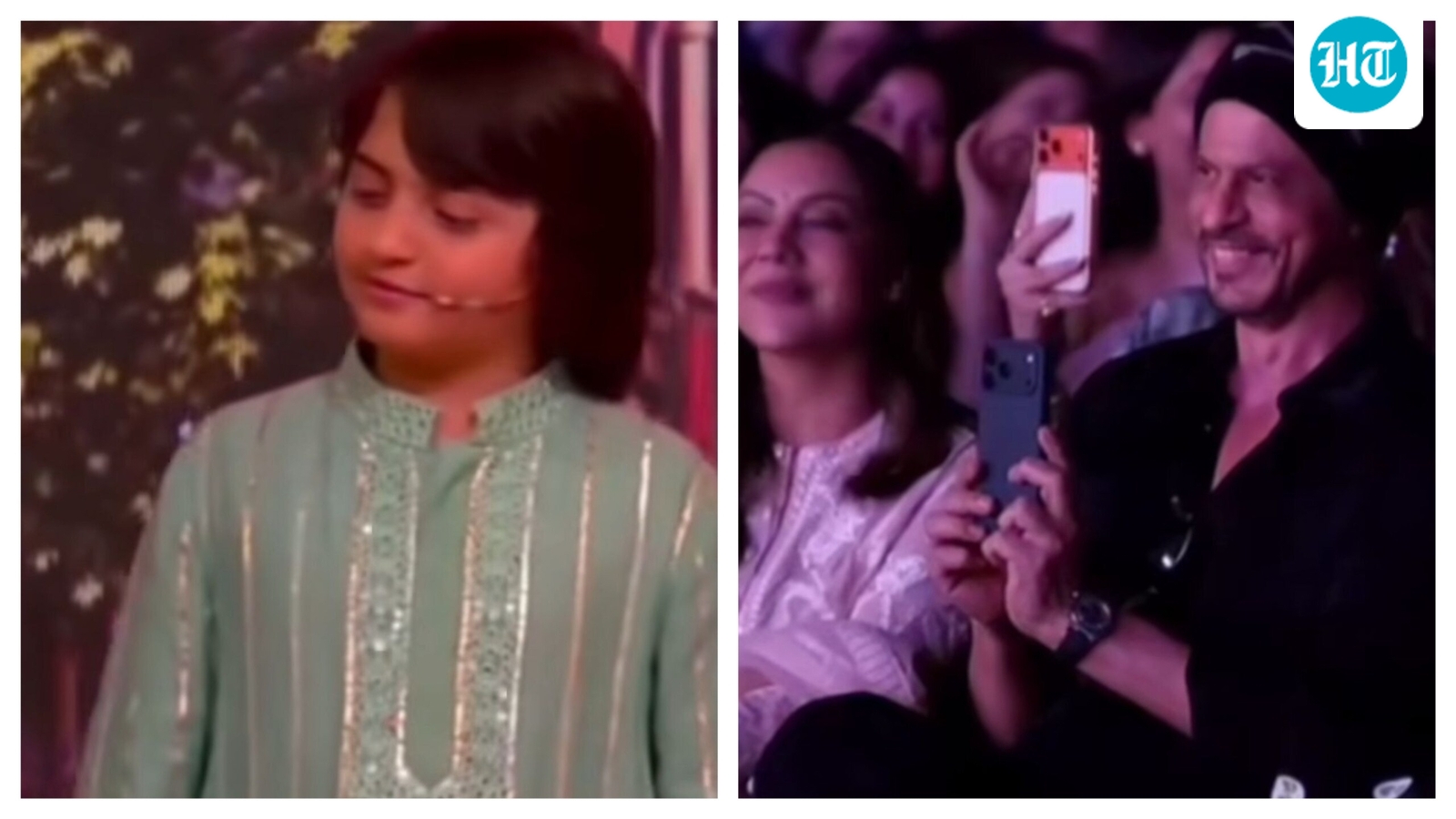 Shah Rukh Khan can't stop beaming with pride as son AbRam performs on stage. Watch