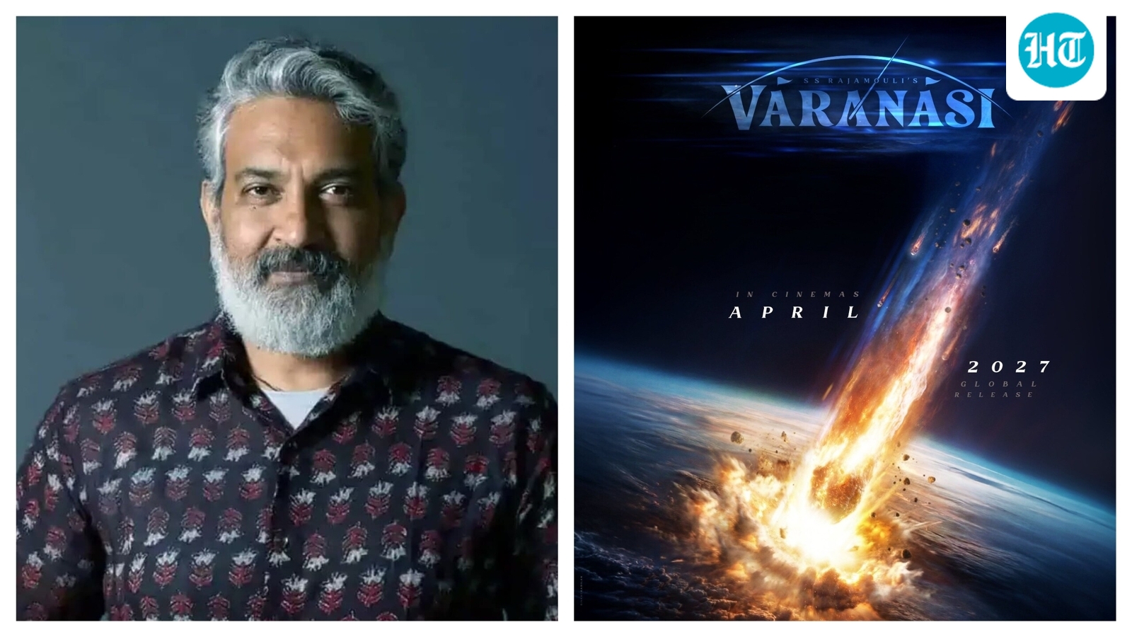 SS Rajamouli unveils new explosive poster from Mahesh Babu and Priyanka Chopra-starrer Varanasi. Check it out here