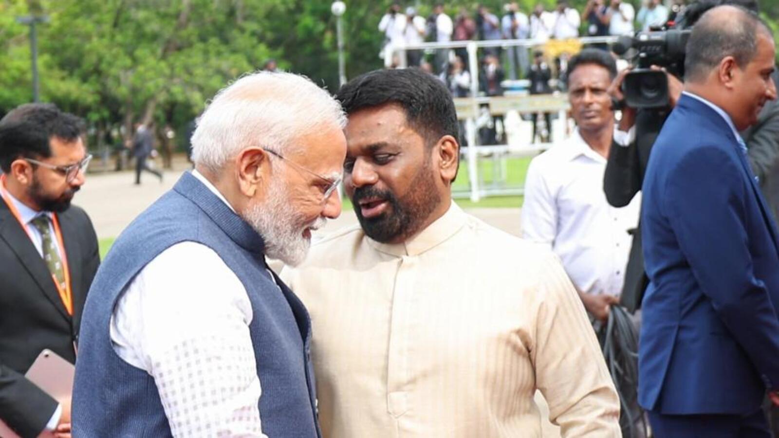 PM Narendra Modi accorded ceremonial welcome in Colombo ahead of key talks