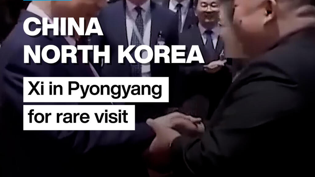 China's Xi arrives in North Korea for rare visit