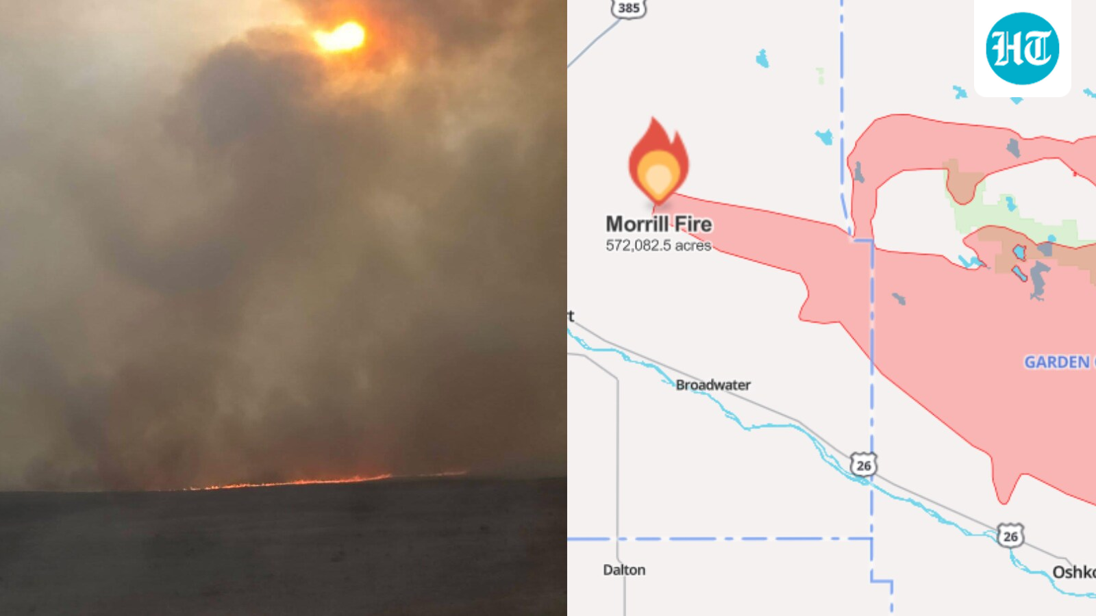 Morrill Fire Nebraska: Map and evacuation updates as blaze spreads to 572,000 acres; victim identified as Rose White