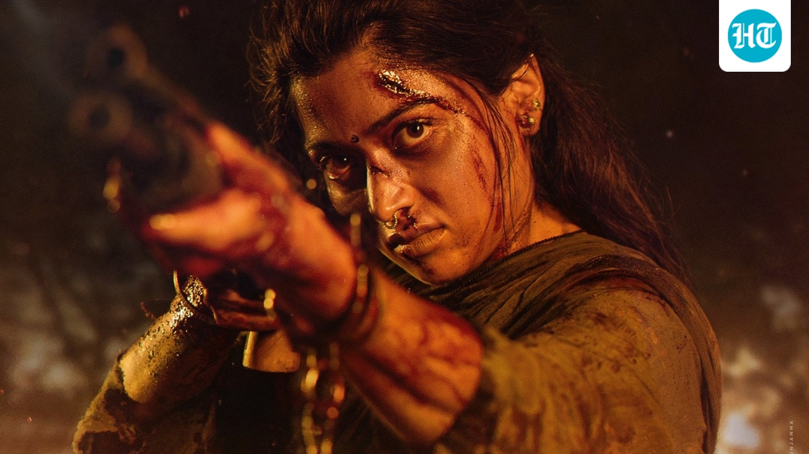 Mysaa first glimpse: Fans gush as Rashmika Mandanna debuts mass avatar, want crossover with ‘husband’ Vijay Deverakonda