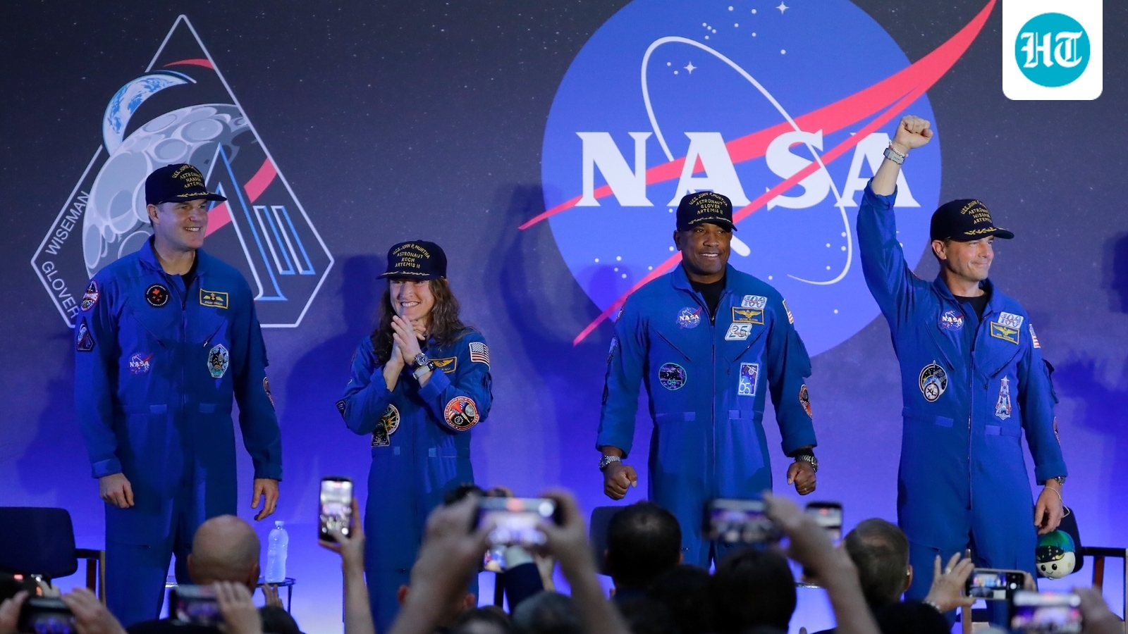 Artemis II crew members share heartfelt moment in Houston after splashdown: ‘inescapably, beautifully…linked’