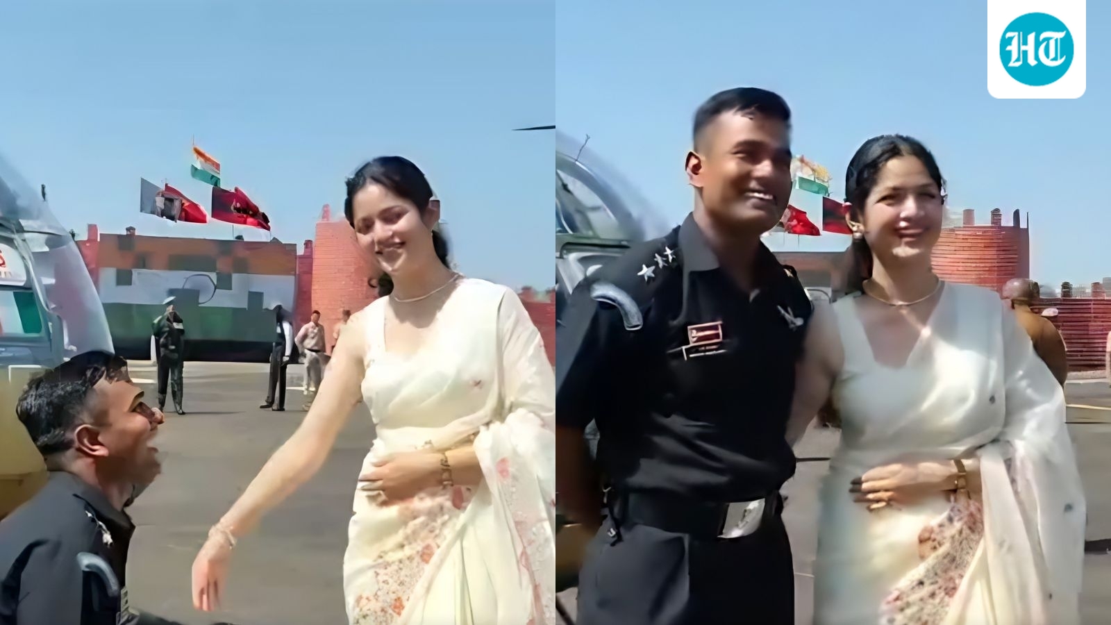 Army passing-out parade in Nashik ends with Captain down on one knee, a surprise marriage proposal | Watch