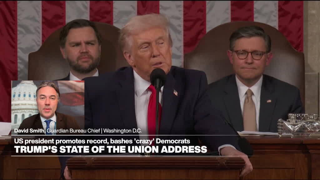 Trump’s 2026 State of Union address shows US politics ‘as divided as ever’
