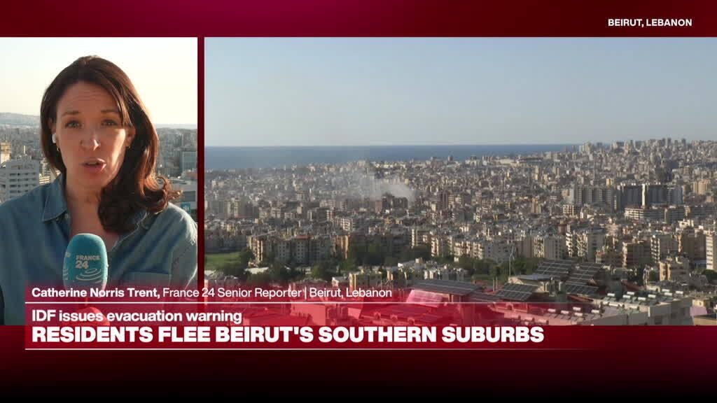 Israel orders people to leave swathe of Beirut