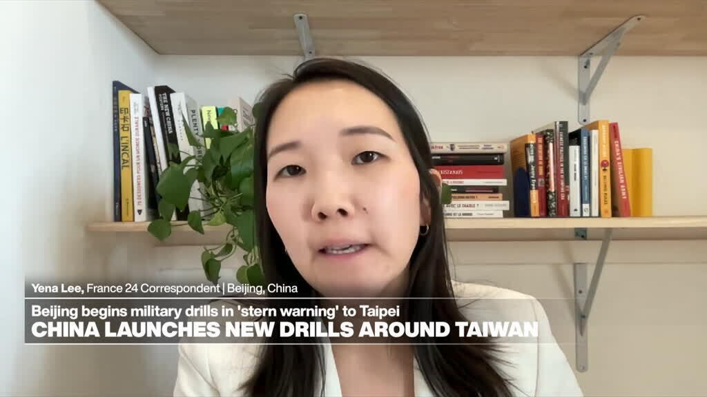 China holds military exercises around Taiwan in "stern warning against separatists"
