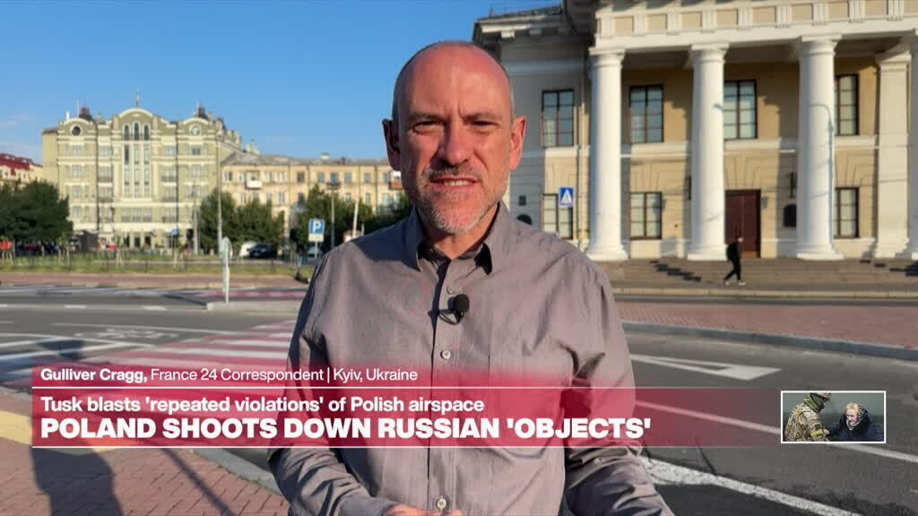 Poland downs that violated its airspace during Russian strikes on Ukraine