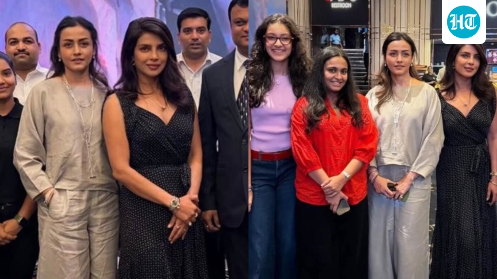 Priyanka Chopra accompanies Namrata Shirodkar, Sitara for visit to Mahesh Babu’s AMB Cinemas, fans love their sisterhood