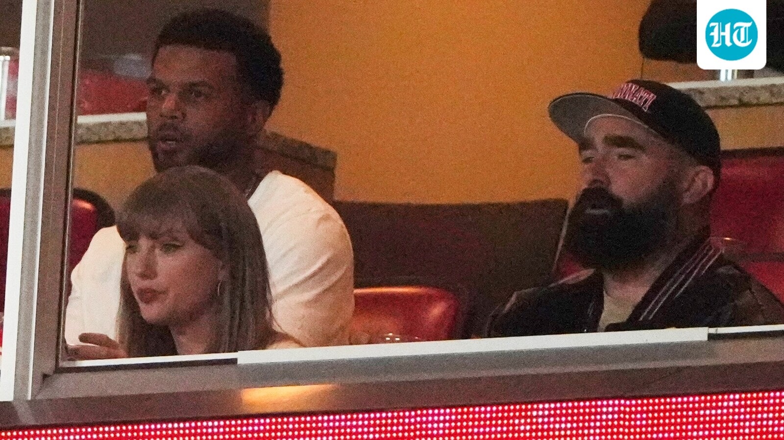 Was Taylor Swift at the Chiefs game today? Singer's dad and brother seen with Donna Kelce at Arrowhead