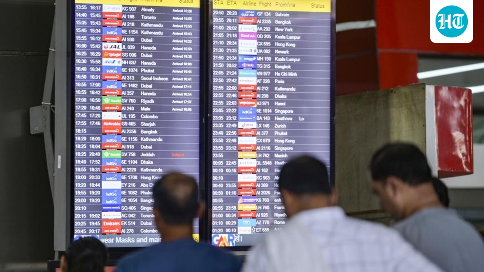 Delhi Airport flight status Live Updates: Over 150 flights delayed due to tech glitch, airport issues fresh advisory