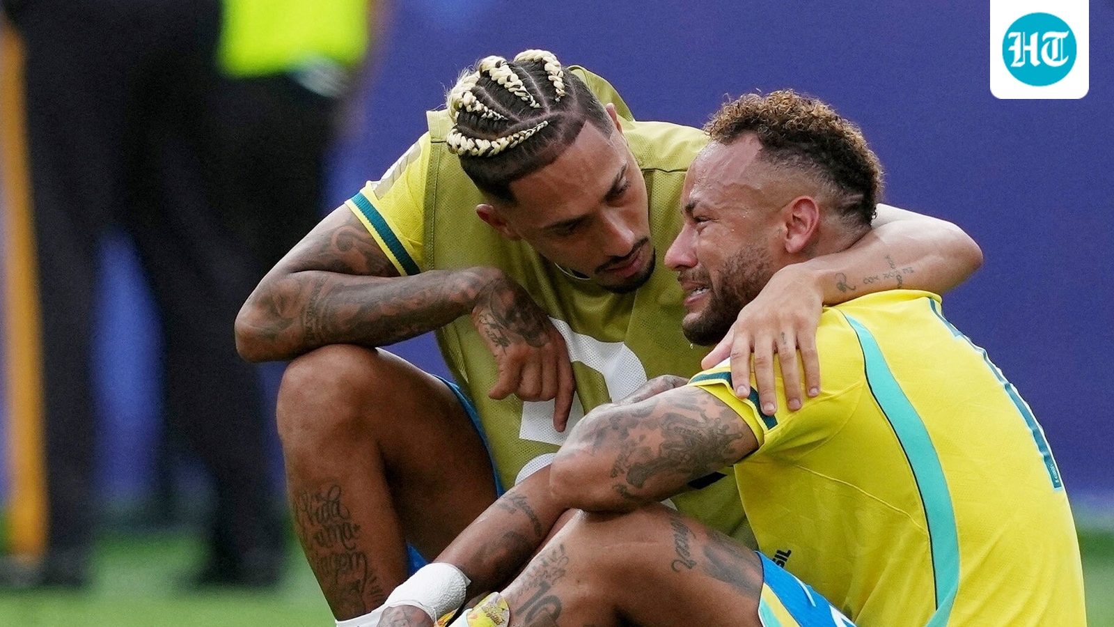 Is Neymar Jr. retiring? Brazil star cries after Round of 16 exit vs Norway; teammates console