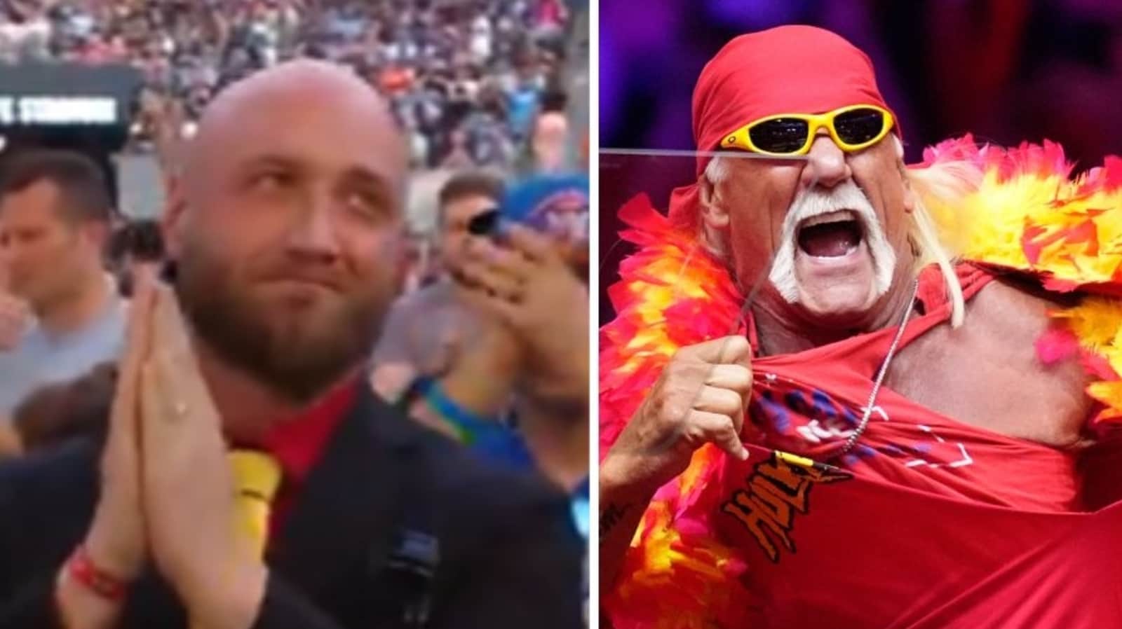 Hulk Hogan’s son Nick gets emotional as WWE pays tribute to late dad at WWE SummerSlam | Watch