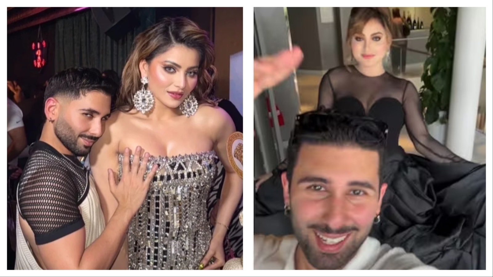 Urvashi Rautela puts her gown over Orry in video from Cannes, fans say they should marry each other. Watch