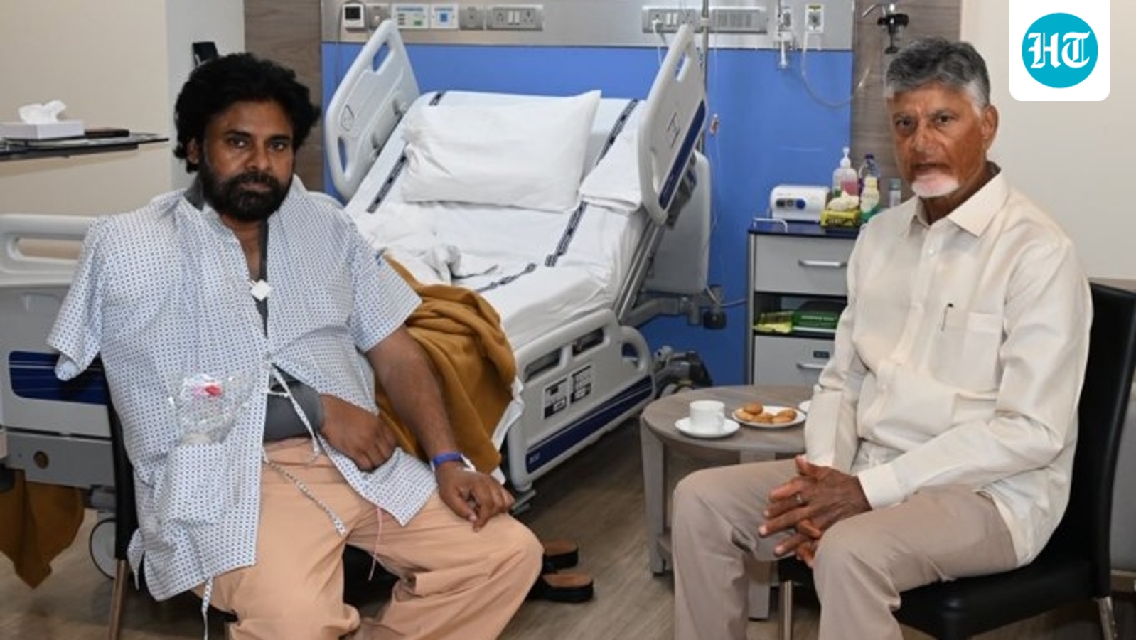 Pawan Kalyan health update: Andhra CM Chandrababu Naidu visits him in hospital after successful shoulder surgery