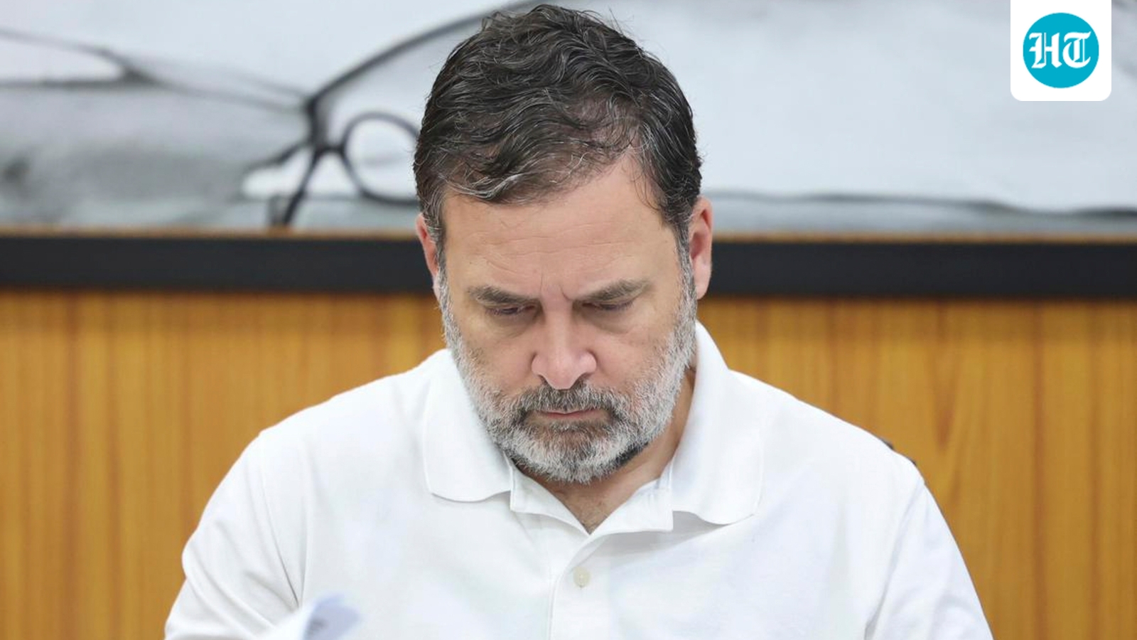 BJYM members protest outside Rahul Gandhi's residence after IYC's shirtless stir at AI Summit
