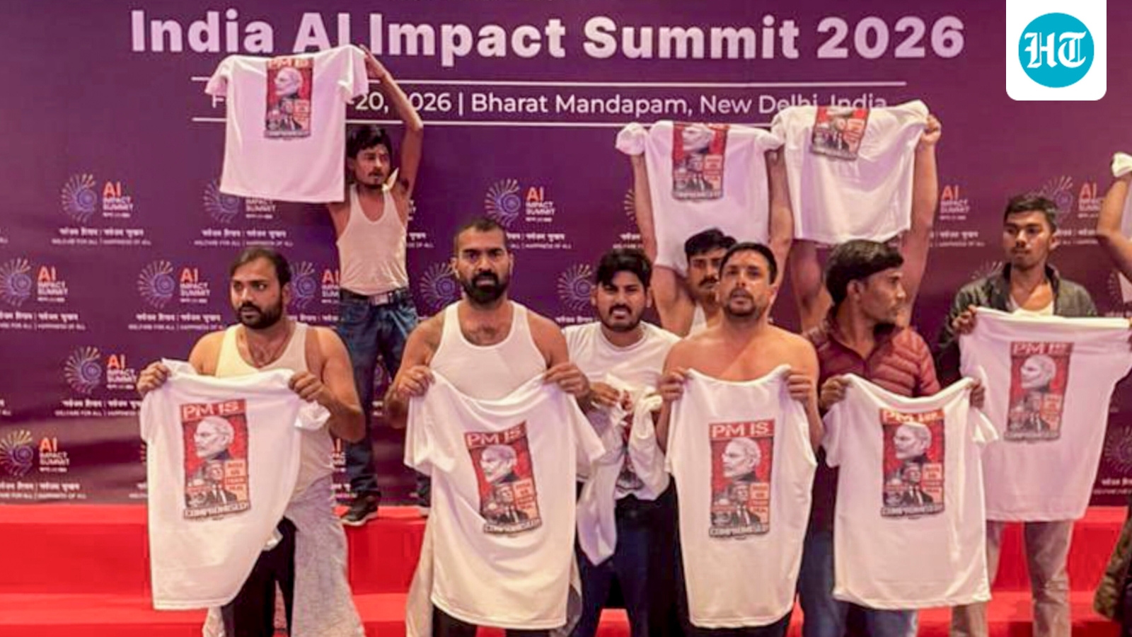 AI Summit 2026 highlights: Piyush Goyal demands apology from Rahul Gandhi after Youth Congress's shirtless protest