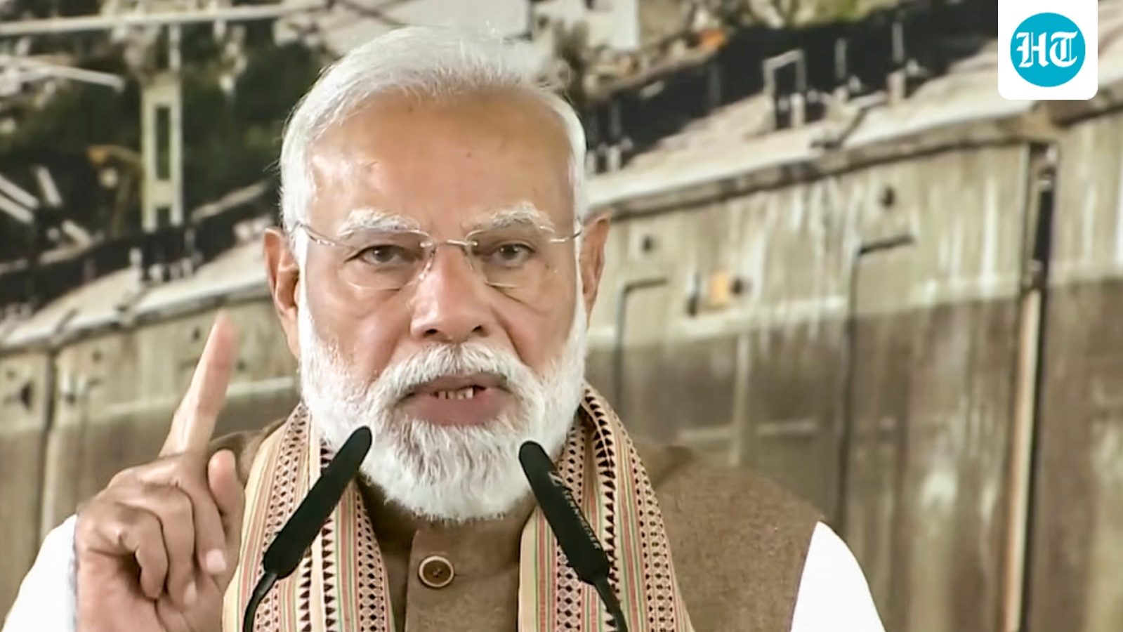 'Congress already naked': PM Modi tears into shirtless protest, slams Oppn at Meerut metro links' opening event