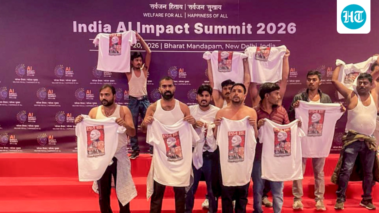 2 Youth Congress members released after detention over shirtless protest at AI Summit