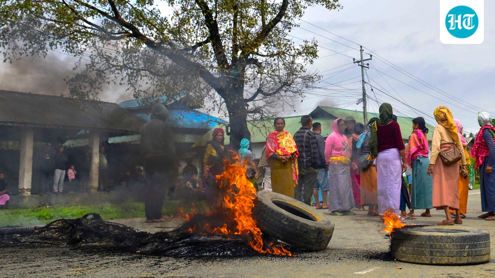 In Manipur, torch protest over blast that killed children sees clash with forces