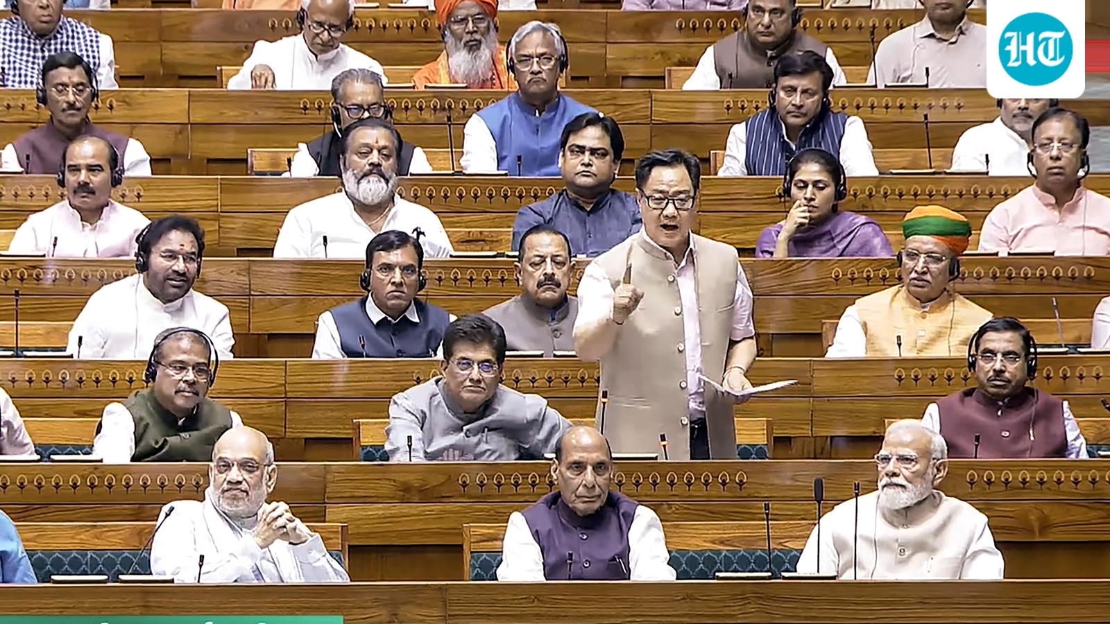 NDA floor leaders' meet in Parliament, JP Nadda, Shivraj Chouhan among those present