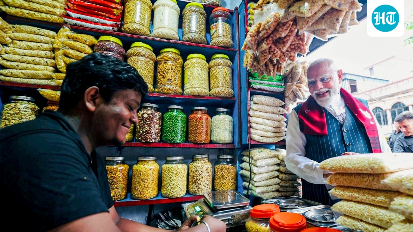 PM Modi's jhalmuri reel hits 100mn, Mamata notes ‘cameras were there already' for ‘scripted drama’