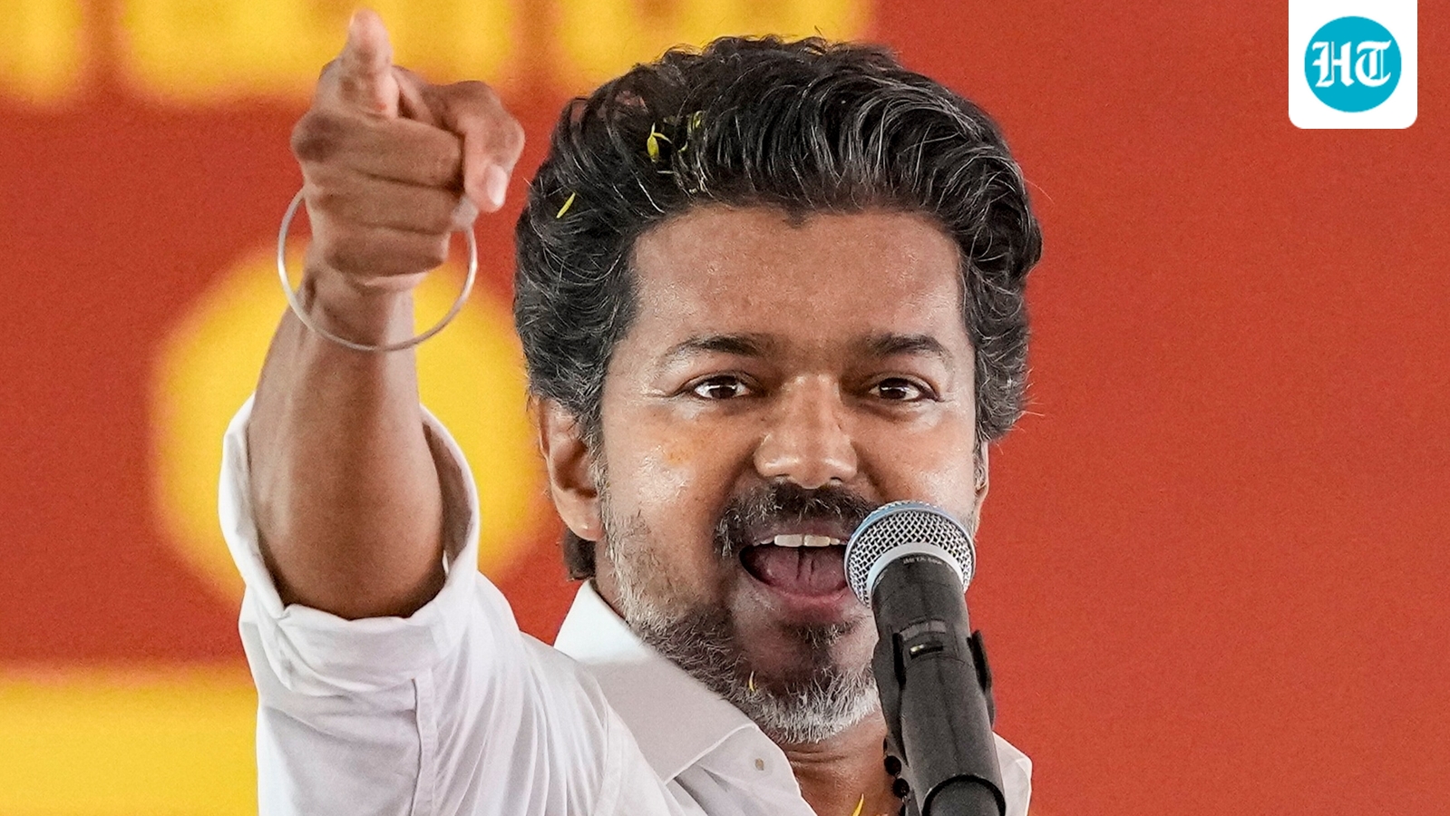 Vijay slams those dismissing him as just an actor in fiery speech during the home stretch of Tamil Nadu elections