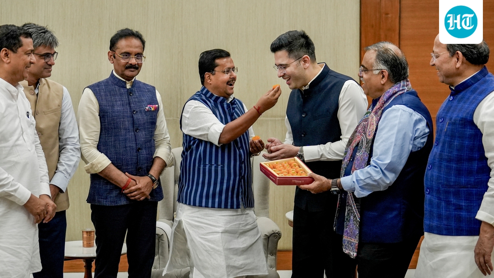 AAP submits disqualification plea to Rajya Sabha chair against Raghav Chadha-led MPs who joined BJP