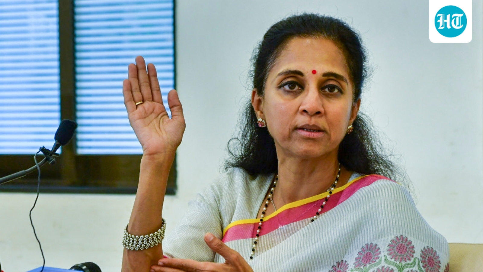 Vehicle rams into Supriya Sule's car on Mumbai-Pune Expressway, she escapes unhurt