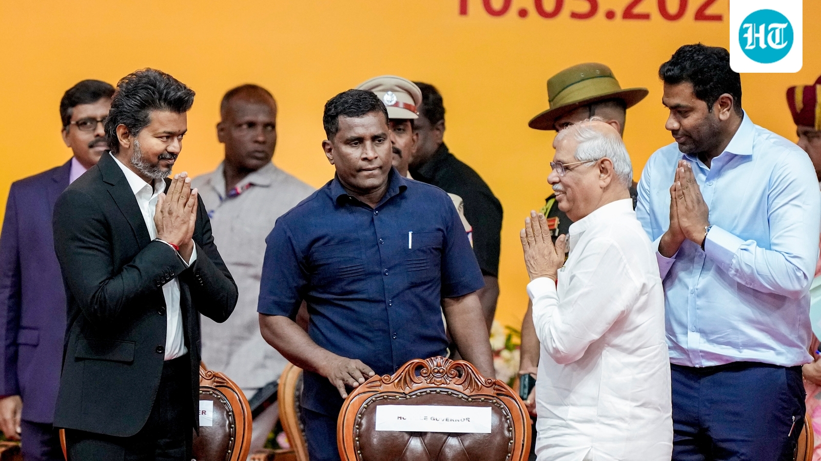 ‘Inappropriate’: Row erupts as Tamil Nadu state song played third at Vijay's oath taking