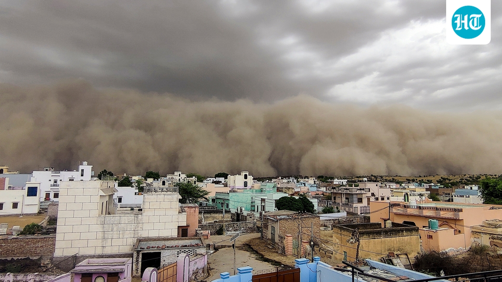 Day turns dark as massive dust storm engulfs parts of Rajasthan, winds touch 80 kmph | Video
