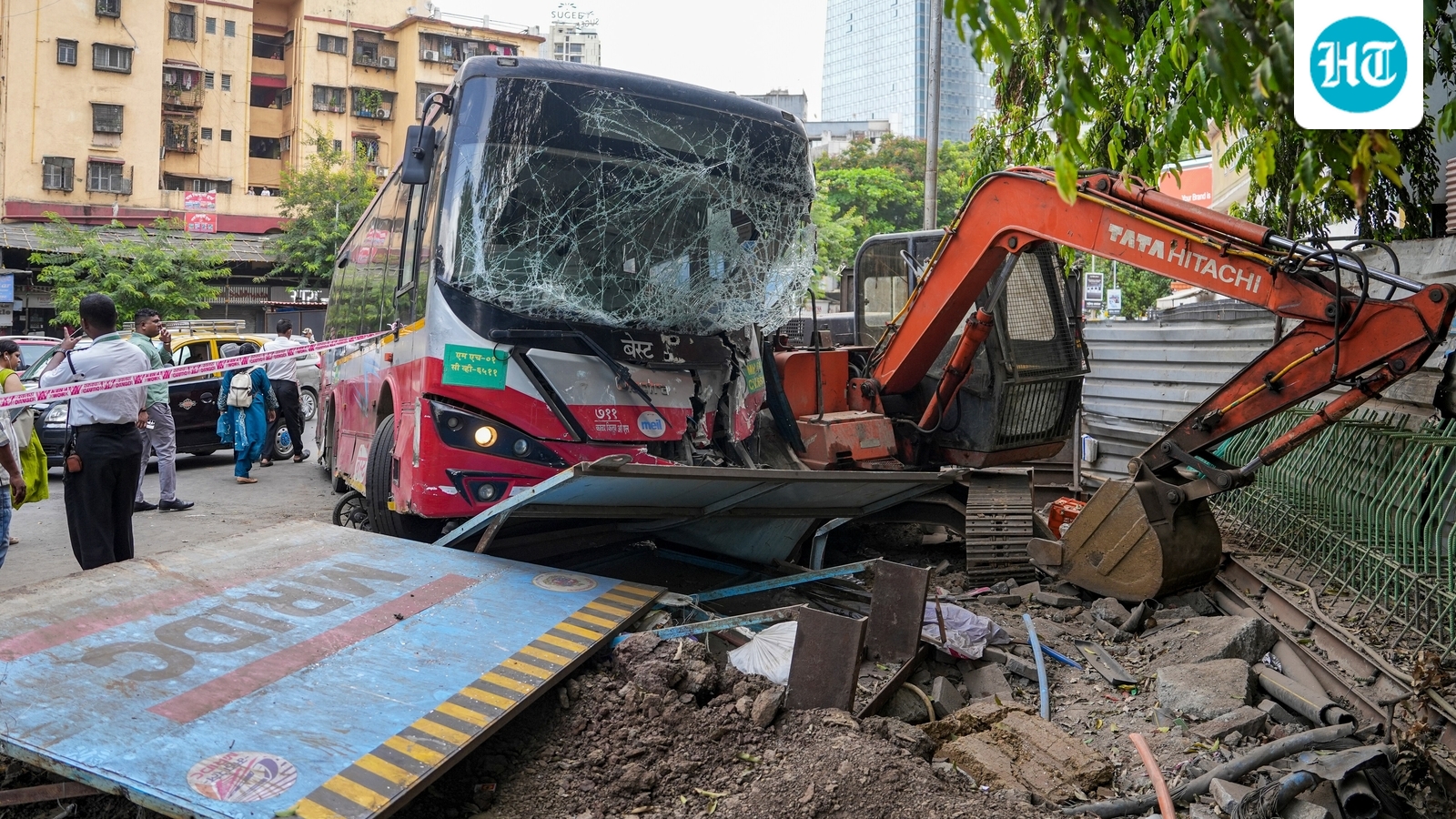 One dead as speeding BEST bus rams into vehicles during rush hour; horror caught on camera