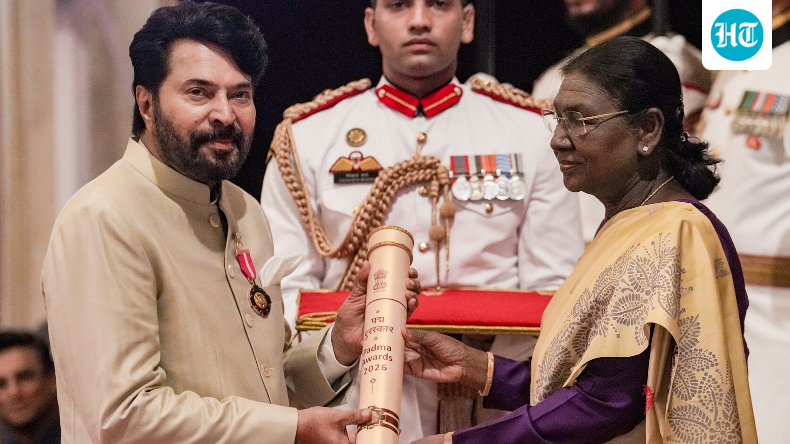 Padma Awards 2026: Mammootty, Alka Yagnik and R Madhavan receive honours from the President of India. See pics