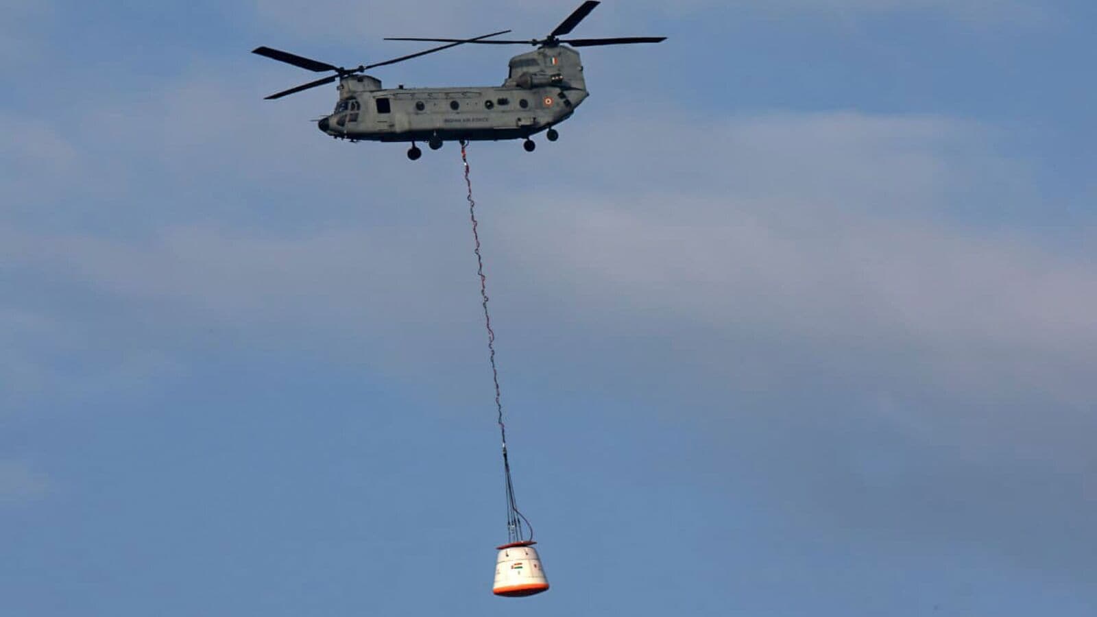 ISRO completes 1st Integrated Air Drop Test for Gaganyaan Mission | See Photos