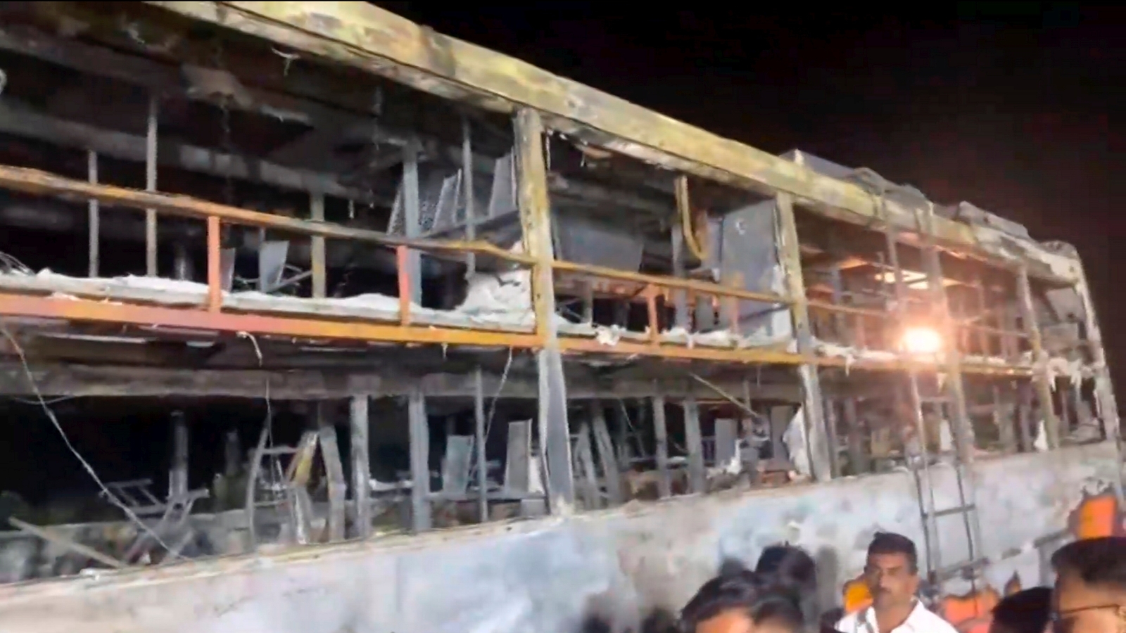 Jaisalmer bus fire victims tried to escape, jammed door trapped them, probe reveals