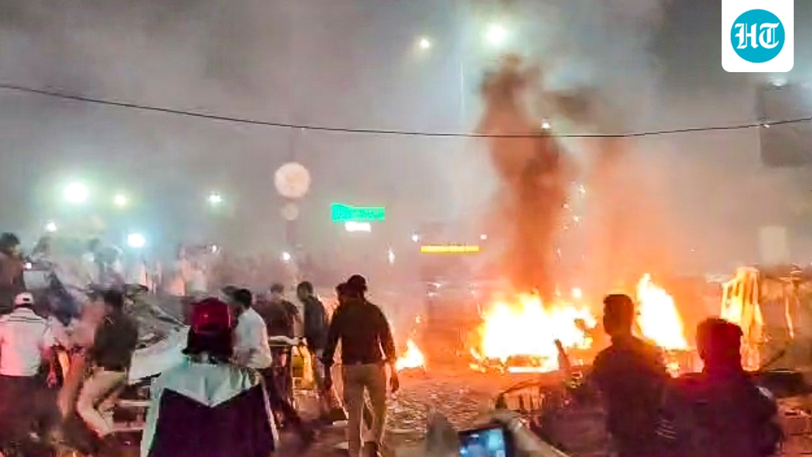 CCTV footage shows moment of explosion that killed 13 near Red Fort