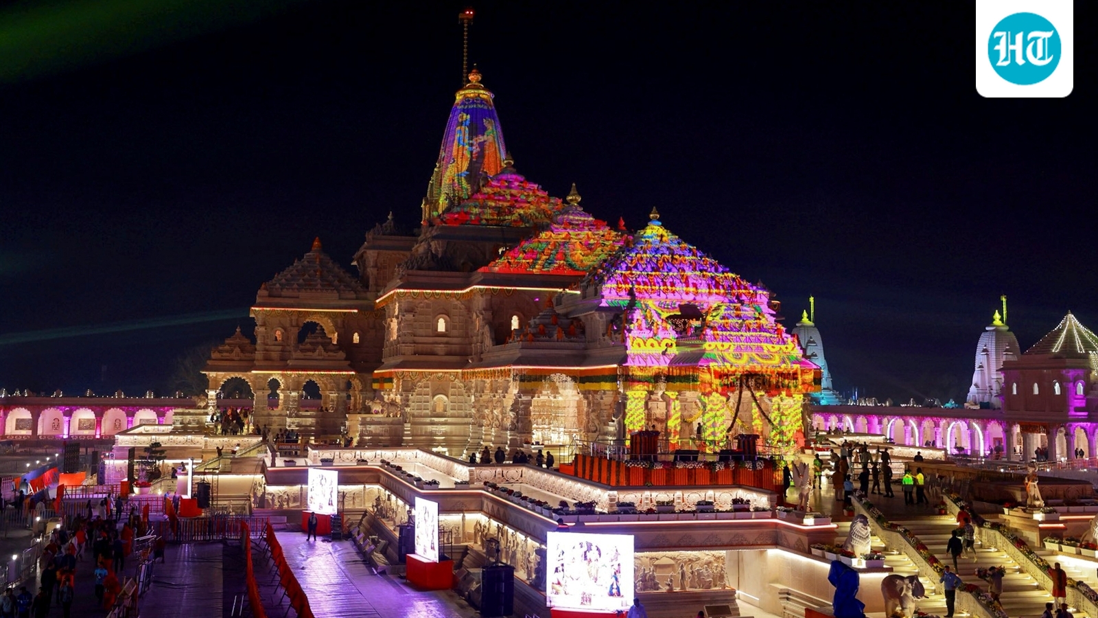 Ayodhya Ram Mandir flag hoisting LIVE: PM Modi to hoist saffron flag today