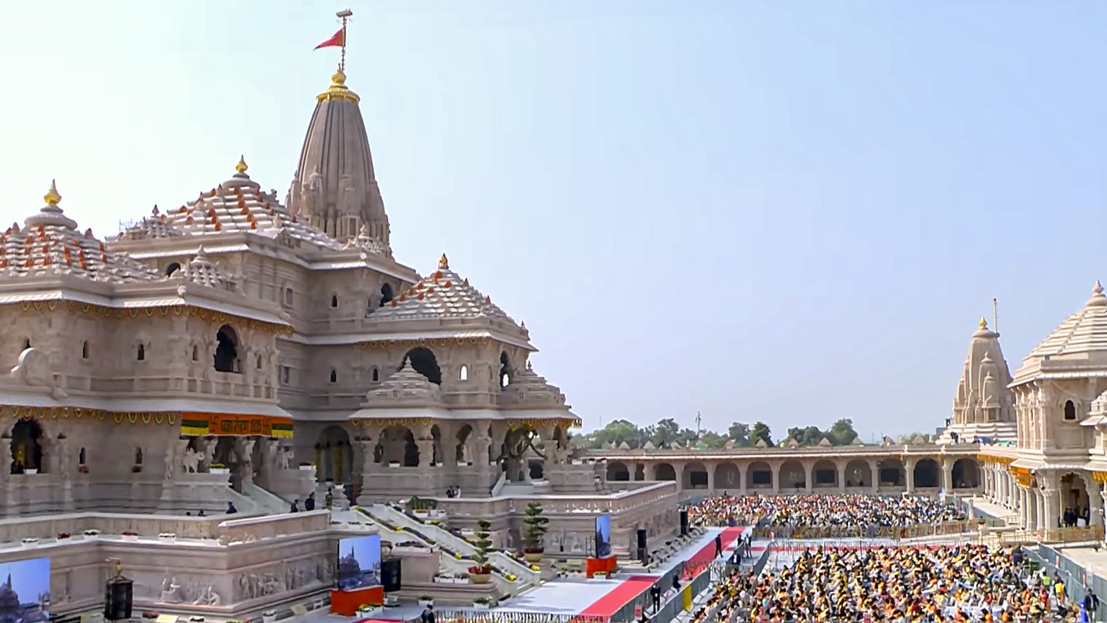 How donations were counted at Ayodhya's Ram temple and how it differed from other UP temples