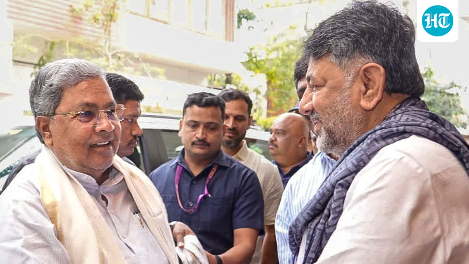 'Will go to Delhi if Gandhis & Kharge call': Siddaramaiah, Shivakumar after meet amid CM tussle