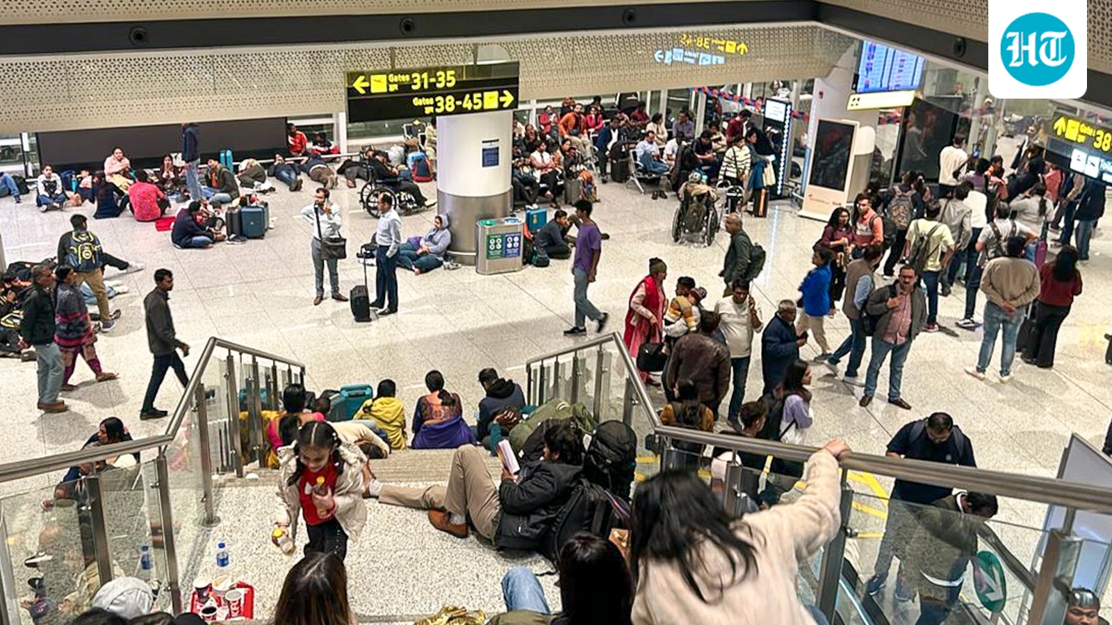 IndiGo flight status LIVE: Chaos at airports, passenger claims fare surge by other airlines amid 1,000 cancellations