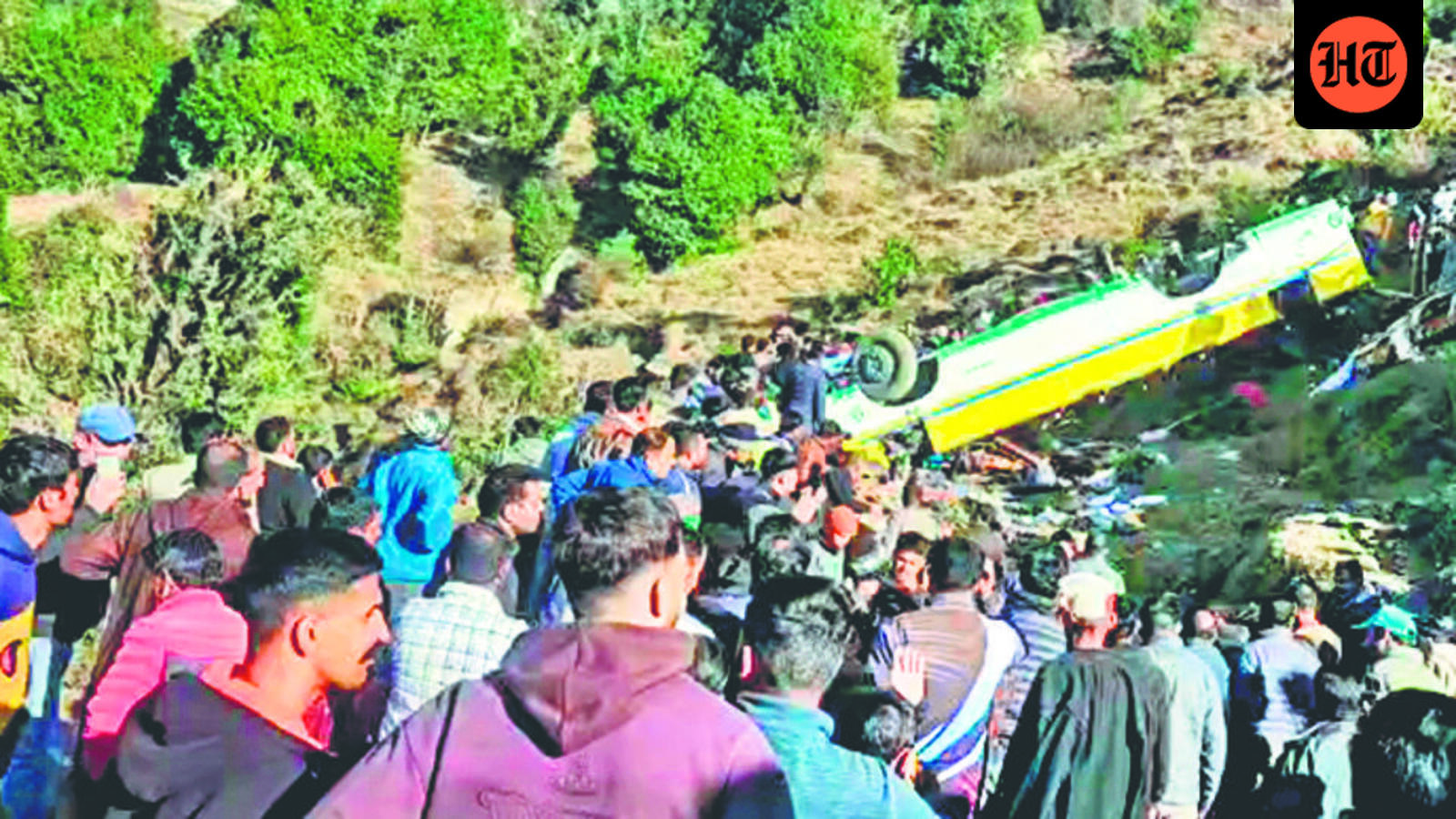 Himachal accident: 14 killed after bus rolls down hill in Sirmaur