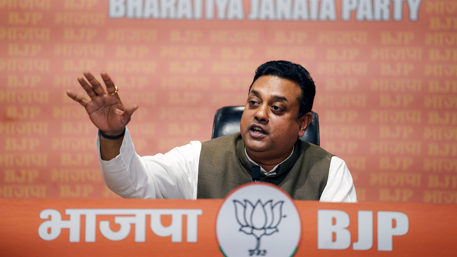 BJP leader Sambit Patra seeks apology from Congress for Emergency-era actions