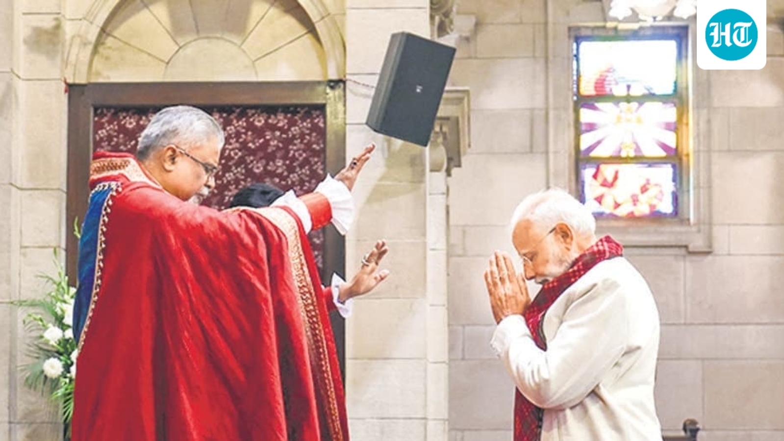 PM Narendra Modi attends Christmas service, Opposition flags attacks on minorities