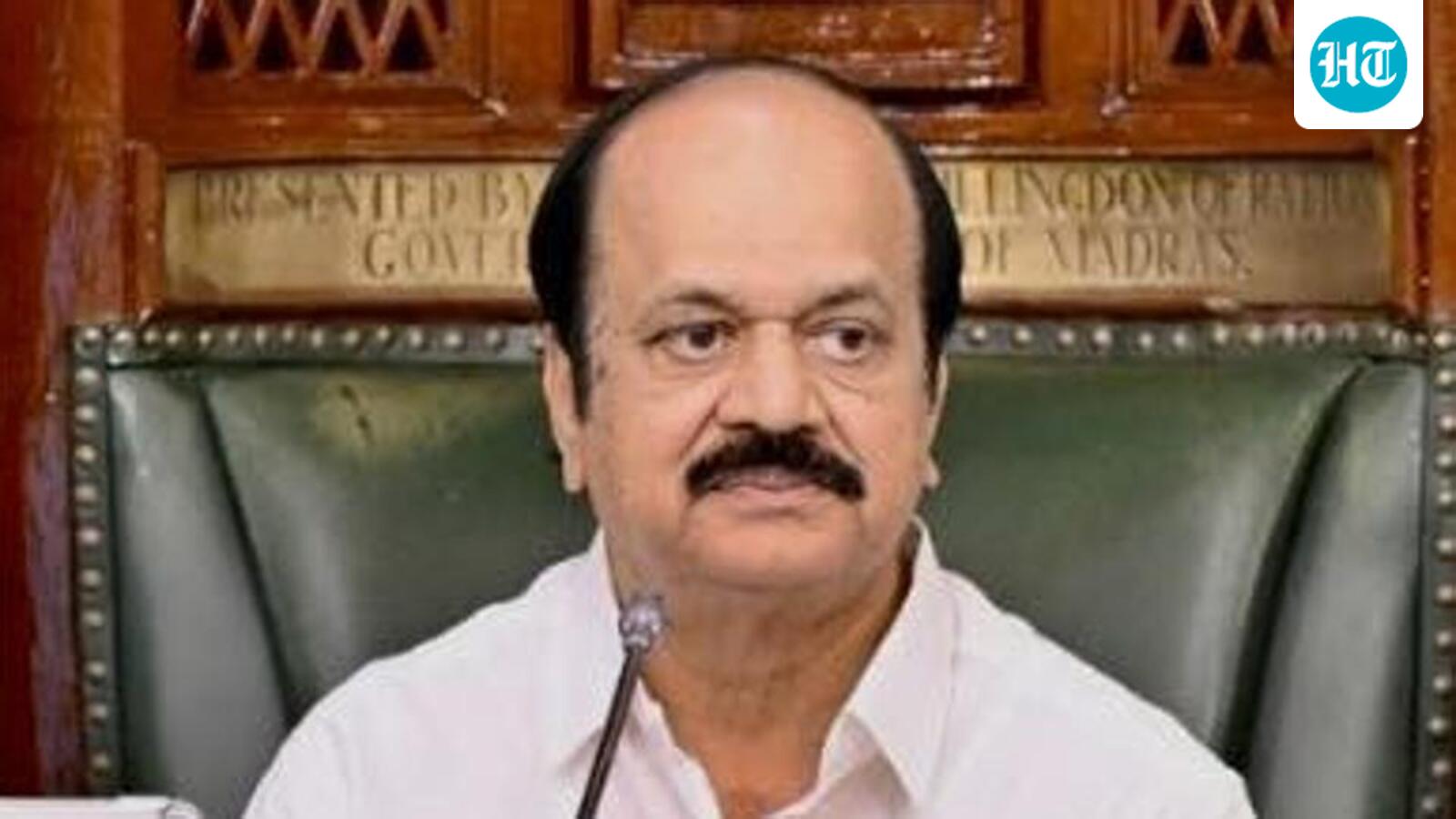 AIADMK factions’ petitions under scrutiny after split: TN assembly speaker