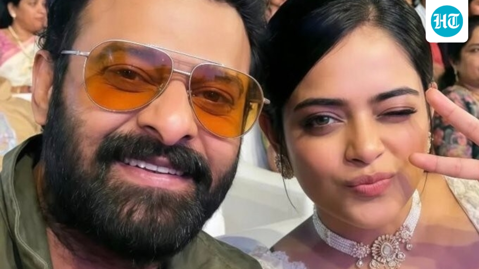 Fans wonder if Prabhas is dating Riddhi Kumar after she reveals his saree gift, says ‘grateful to have you in my life’