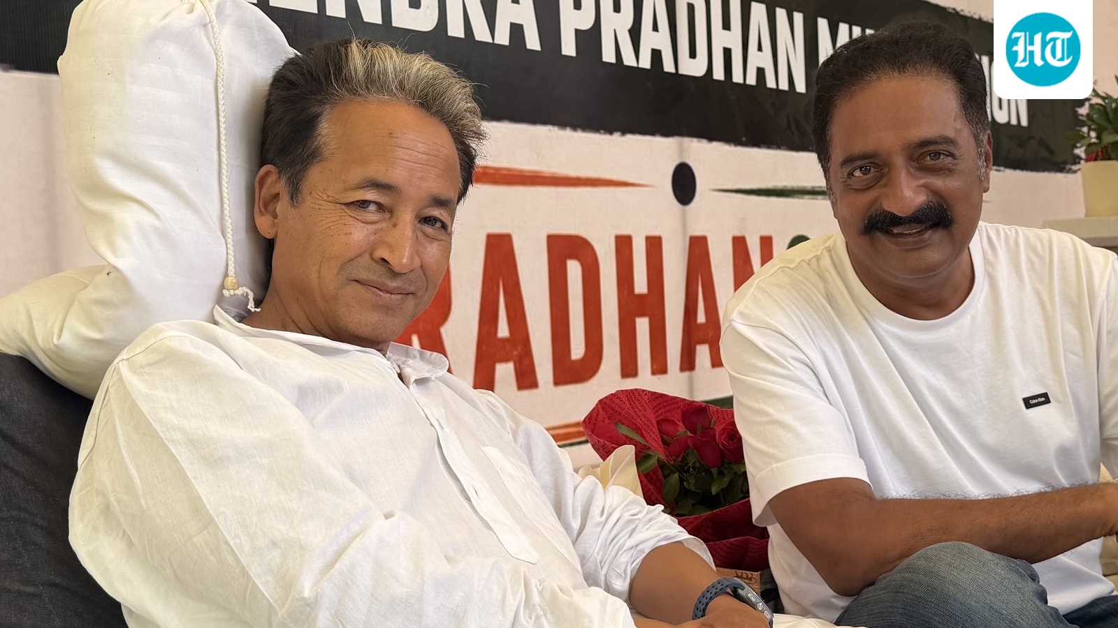 Prakash Raj meets Sonam Wangchuk ‘in solidarity’; Chinmayi Sripaada hopes activist calls off hunger strike