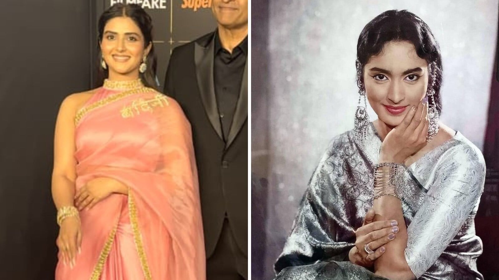 Pranutan Bahl's special tribute to grandmom Nutan at Filmfare Awards: Saree that lists all her Best Actress wins